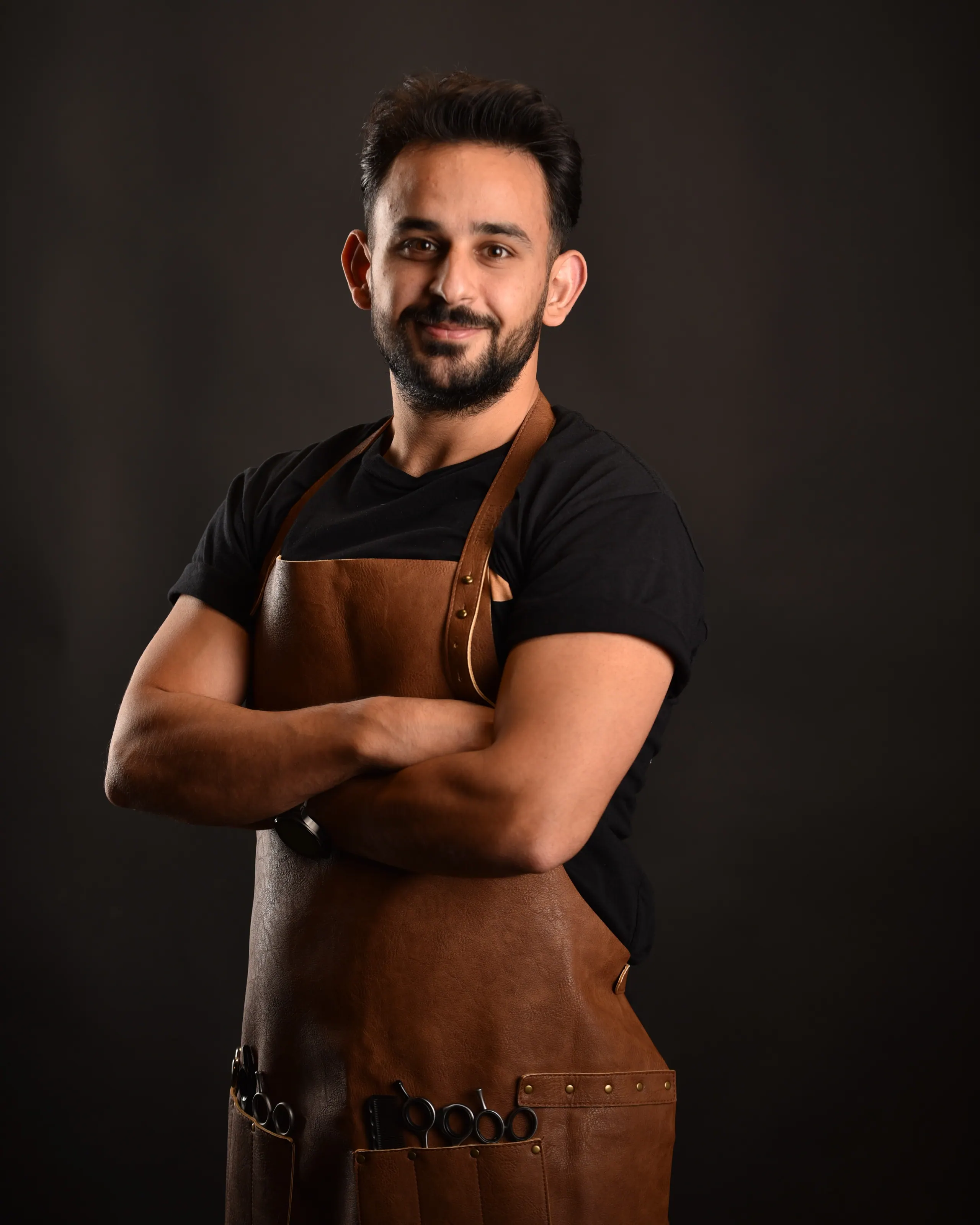 Mohamad Haymoun, grundare och mästarbarberare på CUTS&CUPS i Varberg